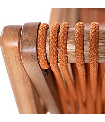 Poltrona Creta Corda Ocre Base Avela - 72553