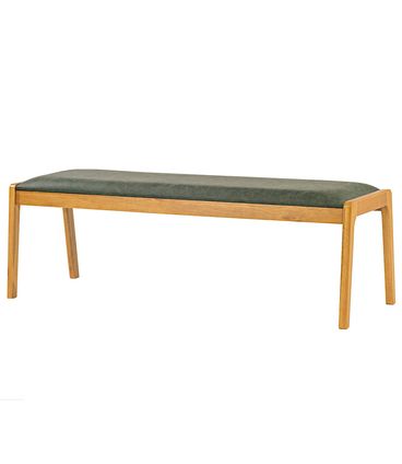 Banco Suez Verde Madeira Verniz Mel 142cm - 73714