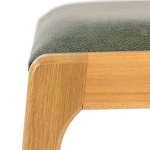Banco Suez Verde Madeira Verniz Mel 142cm - 73714