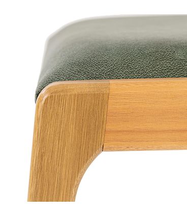 Banco Suez Verde Madeira Verniz Mel 142cm - 73714