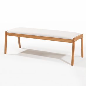Banco Suez Cru Madeira Verniz Mel 142cm - 78526