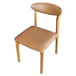 Cadeira Irlanda Assento Star Caramelo Base Imbuia - 74816