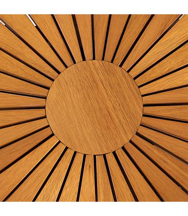 Mesa de Jantar Tune Base Preta Tampo Mel 140cm - 72493