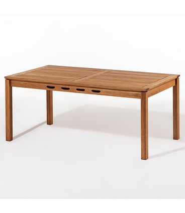 Mesa Jantar Trama Madeira Stain Jatoba Corda Preta 140cm - 62451