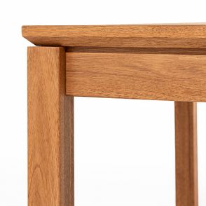Mesa Jantar Trama Madeira Stain Jatobá Corda Rami 140cm - 78549