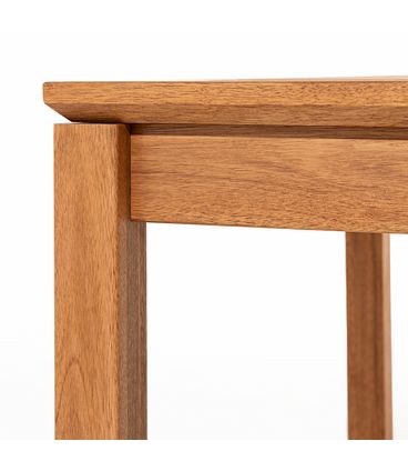 Mesa Jantar Trama Madeira Stain Jatobá Corda Rami 140cm - 78549