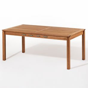 Mesa Jantar Trama Stain Jatobá Corda Verde Oliva 140cm - 78550