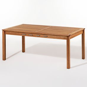 Mesa Jantar Trama Madeira Stain Jatobá Corda Rami 180cm - 78552
