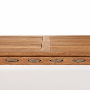 Mesa Jantar Trama Madeira Stain Jatobá Corda Rami 180cm - 78552
