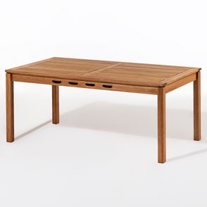 Mesa Jantar Trama Madeira Stain Jatobá Corda Preta 220cm - 64363