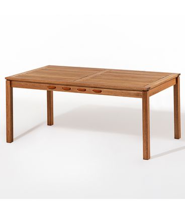 Mesa Jantar Trama Madeira Stain Jatobá Corda Ocre 220cm - 78554