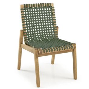 Cadeira Trama Corda Verde Estrutura Stain Jatobá 52cm - 66745