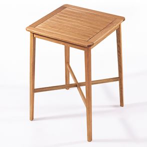 Mesa Bistro Trama Quadrada Stain Jatoba 100cm - 67232