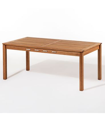 Conj. Trama Mesa 8 Lugares Jatobá Corda Areia 180cm - 78596