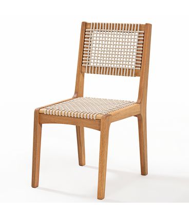 Cadeira Sintra Corda Areia Stain Jatobá - 67251