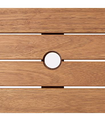 Mesa Export Redonda Madeira Stain Jatobá 100cm - 16520