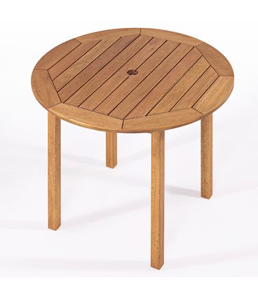 Mesa Export Redonda Madeira Stain Jatobá 80cm - 15684