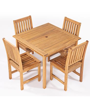 Conj Mesa Export Recanto Mesa 90cm e 04 Cadeiras Jatobá - 78625