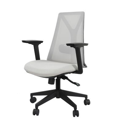 Cadeira Ergonômica Elements Olympia Preta e Cinza Claro - 78692