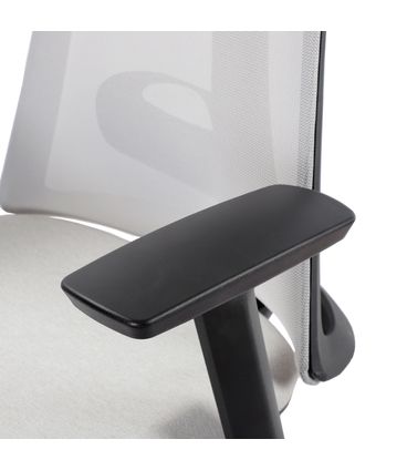 Cadeira Ergonômica Elements Olympia Preta e Cinza Claro - 78692