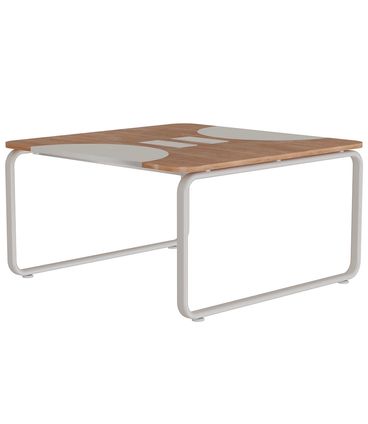 Mesa Estação Elements Leone 2 Lugares Branca Carvalho - 77566