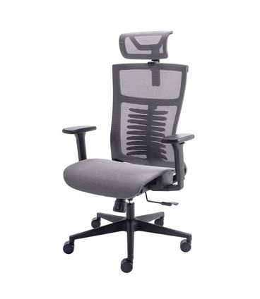 Cadeira Ergonomica Elements Vertta Special Cinza e Preta - 78712
