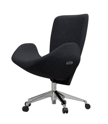 Cadeira Ergonômica Elements Soffio Preto Chumbo - 78116