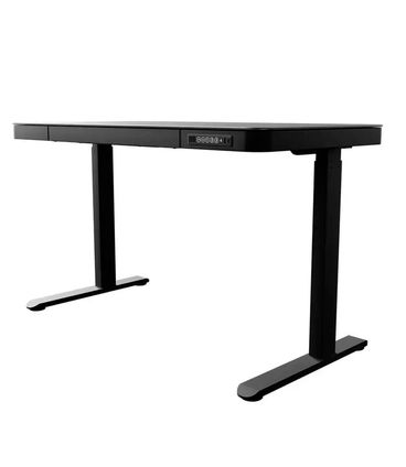 Mesa Regulagem Altura Elétrica Elements Musa Preta 140cm - 78733