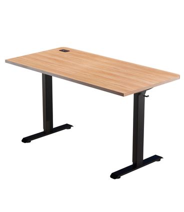 Mesa Regulagem de Altura Elements Misch Pro Preto e Carvalho - 78736