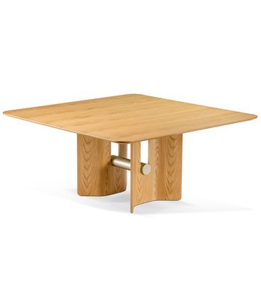 Mesa Jantar Alesca Quadrada Carvalho Natural 160cm - 78851