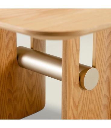 Mesa Jantar Alesca Quadrada Carvalho Natural 160cm - 78851