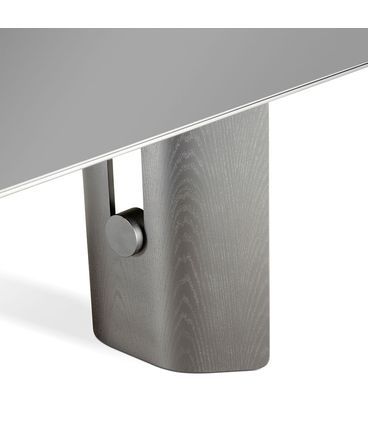 Mesa Jantar Alesca Retangular Carvalho Titanium 220cm - 78854