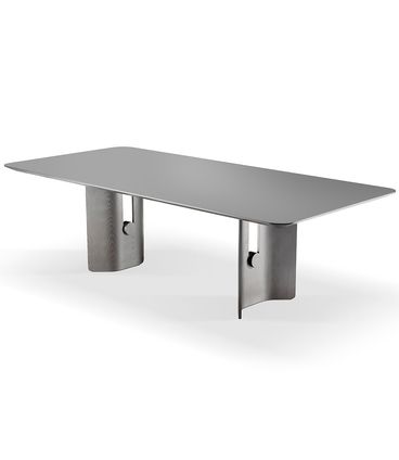 Mesa Jantar Alesca Retangular Carvalho Titanium 300cm - 78856