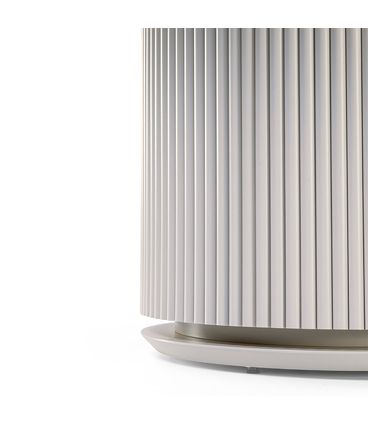 Mesa Jantar Atena Redonda Tampo Vidro Off White 160cm - 78902