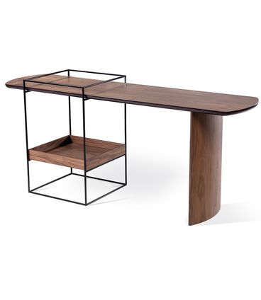 Aparador Tarsila Nogueira Base Preto Acetinado 180cm - 78944