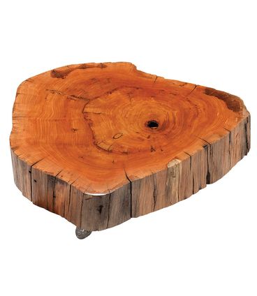 Mesa Centro Wood Média Com Rodízios - 78954