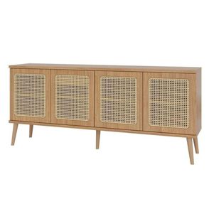 Balcão Grace 04 Portas Tela 01 Gaveta Freijó 180cm - 74554