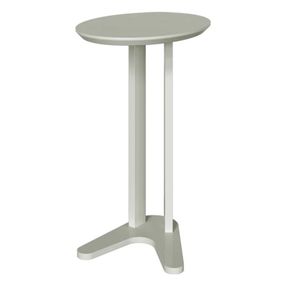 Mesa Auxiliar Ariel Tampo e Base Off White 70cm - 76400