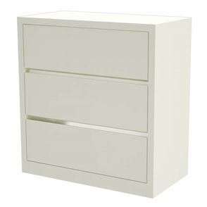 Cômoda Lyra 3 Gavetas Off White 90cm - 56902