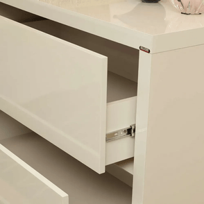Cômoda Lyra 3 Gavetas Off White 90cm - 56902