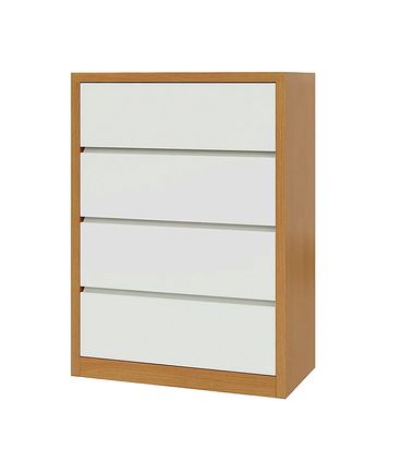 Cômoda Lyra 4 Gavetas Freijó com Off White 90cm - 77062