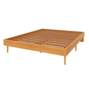 Base Cama Queen Sonare Freijó Pés Madeira 158X188cm - 79062