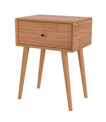 Mesa de Cabeceira Wood Prime TW49 1 Gaveta cor Freijo 50 cm - 69424