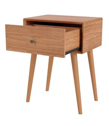 Mesa de Cabeceira Wood Prime TW49 1 Gaveta cor Freijo 50 cm - 69424