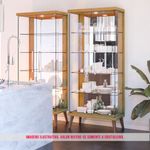 Cristaleira Opus Nature Portas de Vidro 179cm - 73412 73412