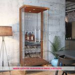 Cristaleira Opus Freijó Portas de Vidro 179cm - 79094