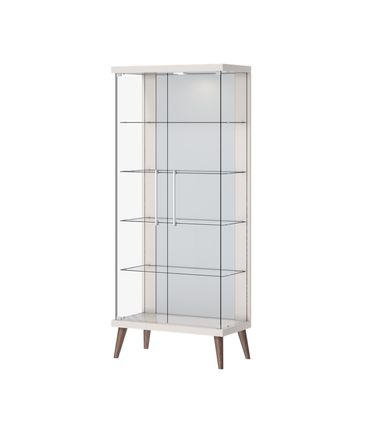 Cristaleira Opus Off White Portas de Vidro 179cm - 79095
