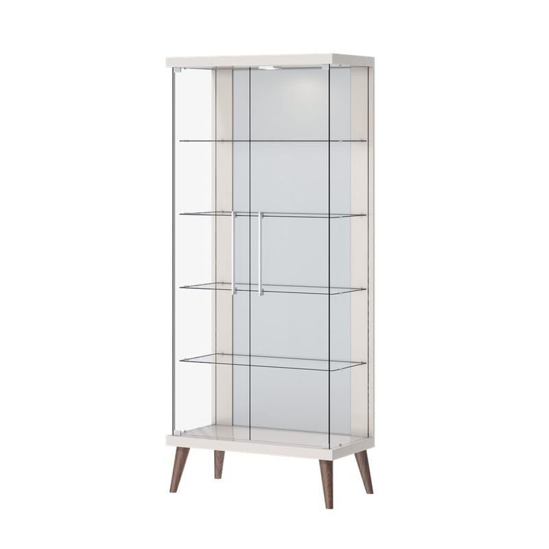 Cristaleira Opus Off White Portas de Vidro 179cm - 79095