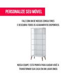 Cristaleira Opus Off White Portas de Vidro 179cm - 79095