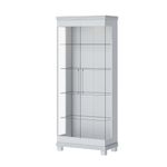 Cristaleira Nexus Off White Portas de Vidro 175cm - 79098